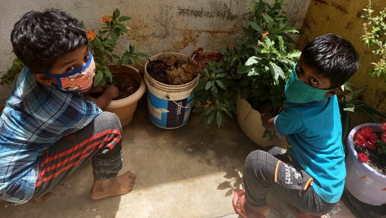 Children from Honnudikki plant saplings to celebrate World Environment Day